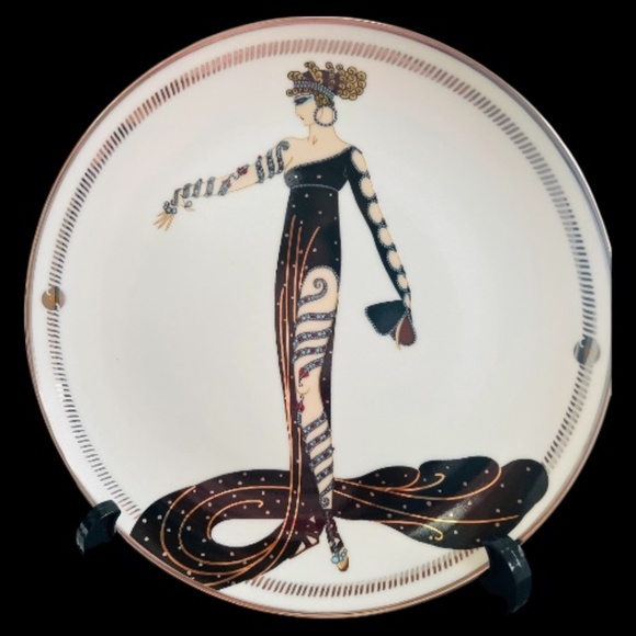 House of Erté “Le Merveilleuse” Collectible Plate - Picture 1 of 3